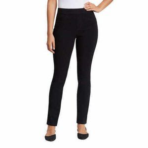 NWT Gloria V Zoey Pull On Slim Straight Mid-Rise L